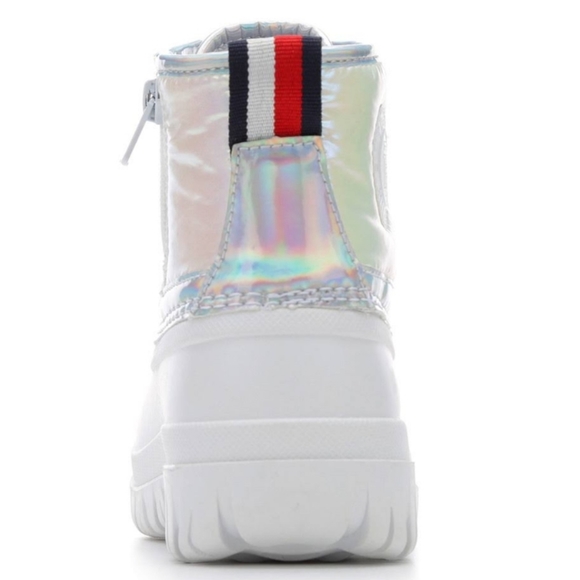 Tommy Hilfiger Girl's Danni (Little Kid/Big Kid) White Iridescent  12 - Picture 8 of 9